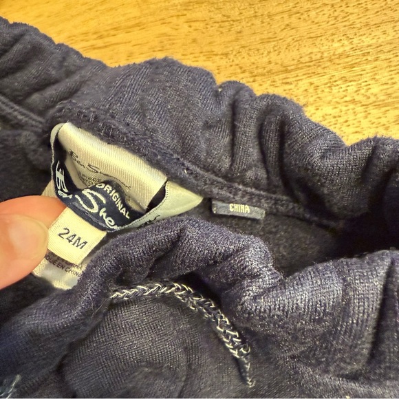 Ben Sherman Kids Quilted Top and Jogger Set - Maroon and Navy 24M - Picture 2 of 4